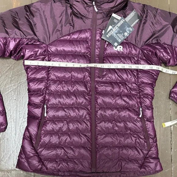 Outdoor Research Women’s Down Hoodie Amethyst Jacket Medium NWT - Picture 7 of 9